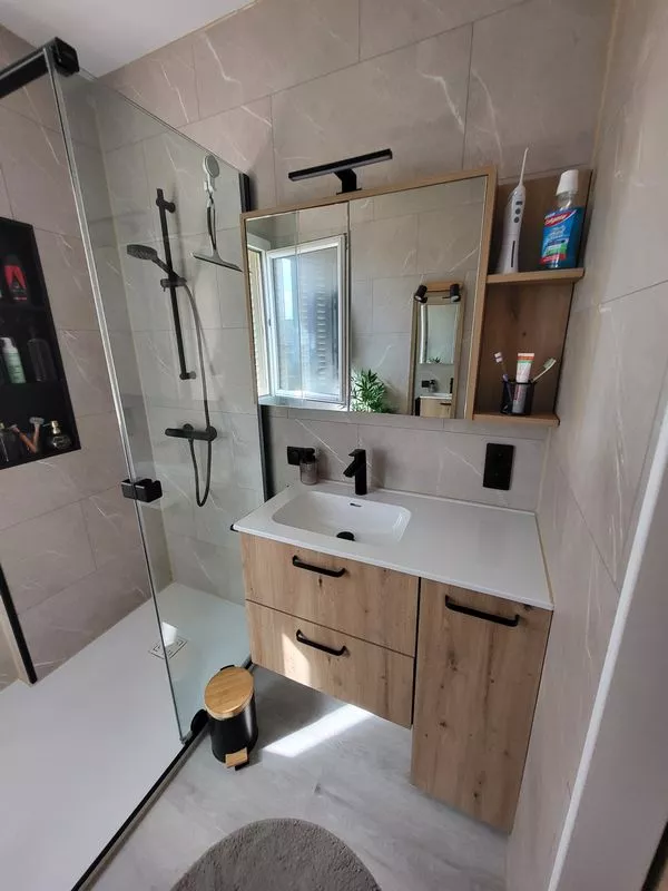 Aménagement complet de salle de bains, Clermont-Ferrand, DOME HABITAT RÉNOV