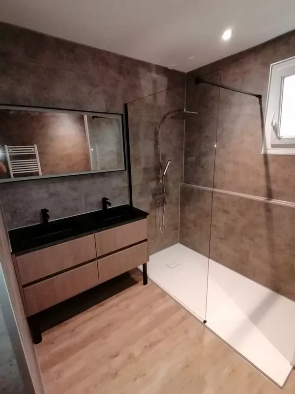 Aménagement complet de salle de bains, Clermont-Ferrand, DOME HABITAT RÉNOV