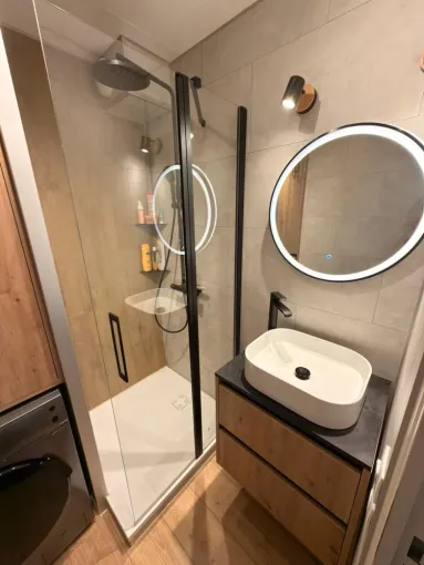 Réalisation d'une salle de bain à Gerzat, Clermont-Ferrand, DOME HABITAT RÉNOV