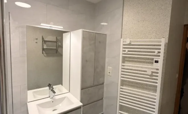 Rénovation d'une salle de bain à neuf dans le Puy de Dôme 63, Clermont-Ferrand, DOME HABITAT RÉNOV
