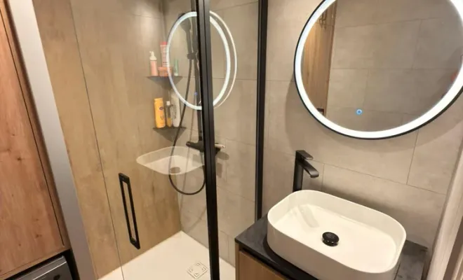 Réalisation d'une salle de bain à Gerzat, Clermont-Ferrand, DOME HABITAT RÉNOV