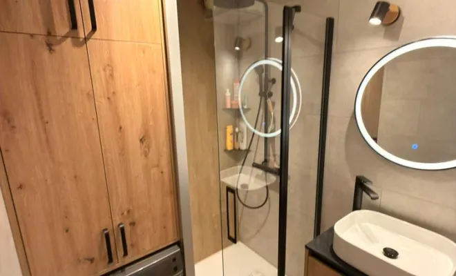 Réalisation d'une salle de bain à Gerzat, Clermont-Ferrand, DOME HABITAT RÉNOV